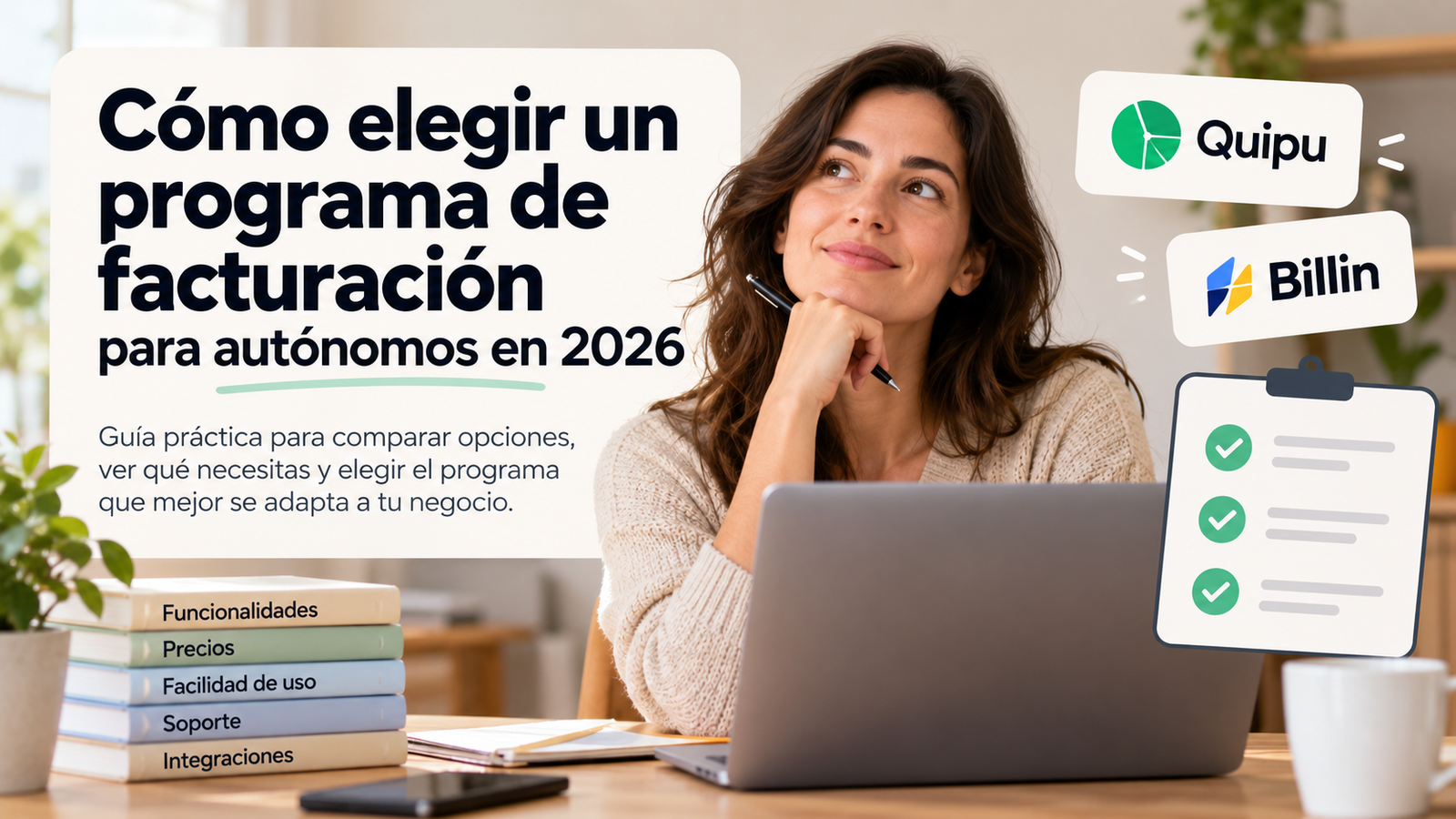 Cómo elegir un programa de facturación para autónomos en 2026